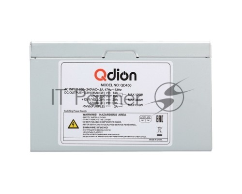 Блок питания FSP 450W (QD450) v.2.3, P.PFC, fan 12 cm