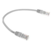 Cablexpert Патч-корд медный UTP PP10-0.25m кат.5, 0.25м, литой, многожильный (серый)