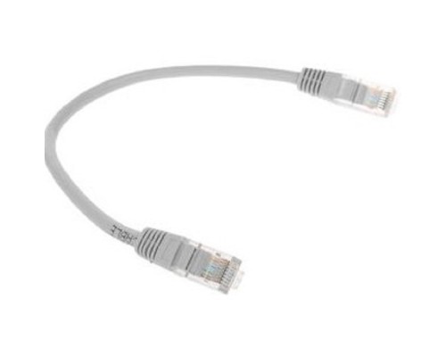 [Коммутационный шнур] Cablexpert Патч-корд медный UTP PP10-0.25m кат.5, 0.25м, литой, многожильный (серый)