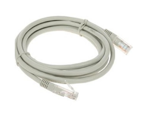 [Коммутационный шнур] Cablexpert Патч-корд медный UTP PP10-2M кат.5, 2м, литой, многожильный (серый)