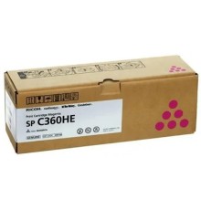 Ricoh Принт-картридж SP C360HE малиновый SP C360DNw/SP C360SNw/SP C360SFNw/SP C361SFNw, (6000 страниц)(408186)