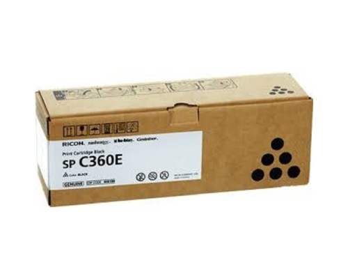 [Расходные материалы] Ricoh Принт-картридж SP C360E черный SPC360/361, (2500 страниц) (408188)