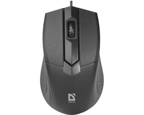 [Мышь] Defender Optimum MB-270 черный [52270] {Проводная оптическая мышь, 3 кнопки,1000 dpi}