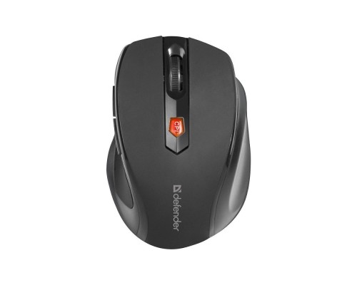 [Мышь] Defender Ultra MM-315 черный [52315] {Беспроводная оптическая мышь, 6 кнопок, 800-1600 dpi}