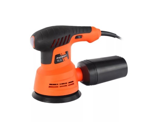 [Шлифовальная машина] PATRIOT OS 125 Машина эксцентриковая шлифовальная { 270 вт, платформа 125 мм, 12000 об.мин, 24 000 к/мин } [110301520] 