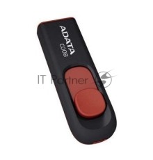 Флэш диск USB 2.0 ADATA Flash Drive 64Gb С008 Black-Red