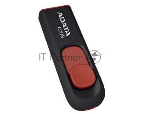 Флэш диск USB 2.0 ADATA Flash Drive 64Gb С008 Black-Red