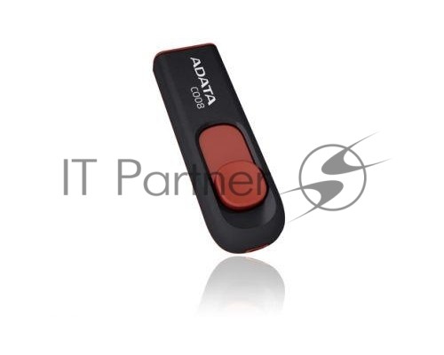Флэш диск USB 2.0 ADATA Flash Drive 64Gb С008 Black-Red