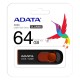 Флэш диск USB 2.0 ADATA Flash Drive 64Gb С008 Black-Red