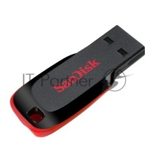 Флеш диск Sandisk 64Gb Cruzer Blade SDCZ50-064G-B35 USB2.0 черный/красный