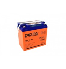 Delta GEL 12-55 (12V/55Ач) свинцово- кислотный аккумулятор  