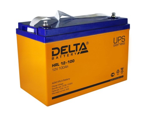 [батареи] Delta HRL 12-100 Х (100Ач, 12В) свинцово- кислотный  аккумулятор
