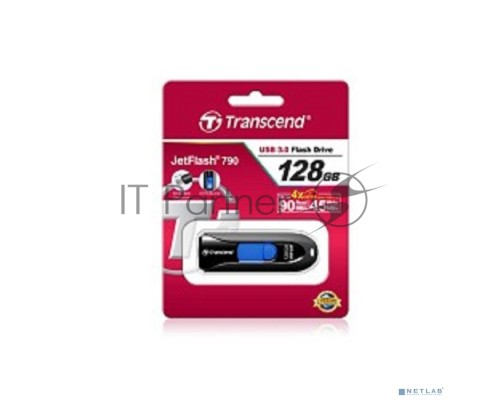Флэш Диск Transcend USB Drive 128Gb JetFlash 790 TS128GJF790K {USB 3.0}