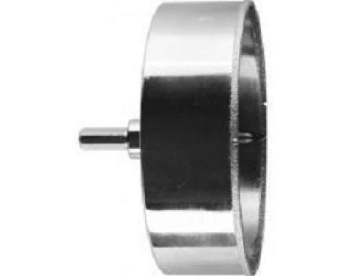 [Коронки] Коронка алмазная по кафелю и стеклу, d=102 мм, зерно Р 60, в сборе с центрирующим сверлом и имбусовым ключом, ЗУБР Профессионал [29850-102]