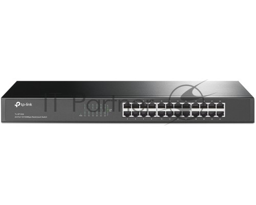 Сетевой коммутатор  TP-Link SMB TL-SF1024 Коммутатор 24-port 10/100M Switch, 1U 19-inch rack-mountable steel case