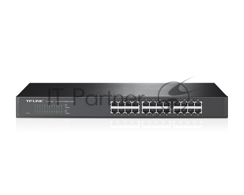 Сетевой коммутатор  TP-Link SMB TL-SF1024 Коммутатор 24-port 10/100M Switch, 1U 19-inch rack-mountable steel case
