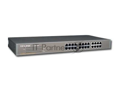 Сетевой коммутатор  TP-Link SMB TL-SF1024 Коммутатор 24-port 10/100M Switch, 1U 19-inch rack-mountable steel case