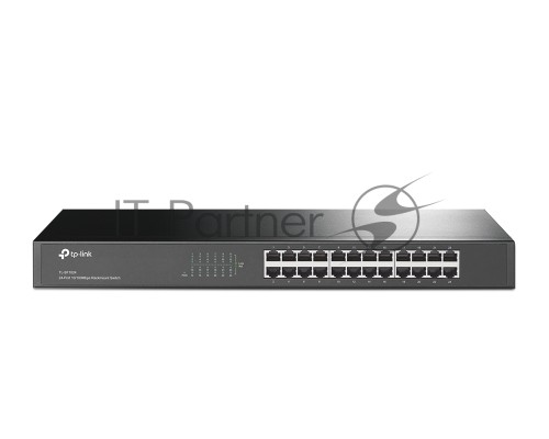 Сетевой коммутатор  TP-Link SMB TL-SF1024 Коммутатор 24-port 10/100M Switch, 1U 19-inch rack-mountable steel case
