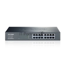 Сетевой коммутатор  TP-Link SMB TL-SG1016DE 16-Port Gigabit Easy Smart Switch, 16 10/100/100Mbps RJ45 ports, MTU/Port/Tag-based VLAN, QoS, IGMP Snooping