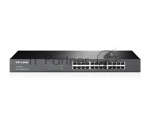 Сетевой коммутатор  TP-Link SMB  TL-SG1024 Коммутатор 24LAN 10/100/1000Mb/s Unmanagersd Gigabit Rackmount Switch