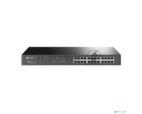 Сетевой коммутатор  TP-Link SMB  TL-SG1024 Коммутатор 24LAN 10/100/1000Mb/s Unmanagersd Gigabit Rackmount Switch