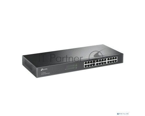 Сетевой коммутатор  TP-Link SMB  TL-SG1024 Коммутатор 24LAN 10/100/1000Mb/s Unmanagersd Gigabit Rackmount Switch