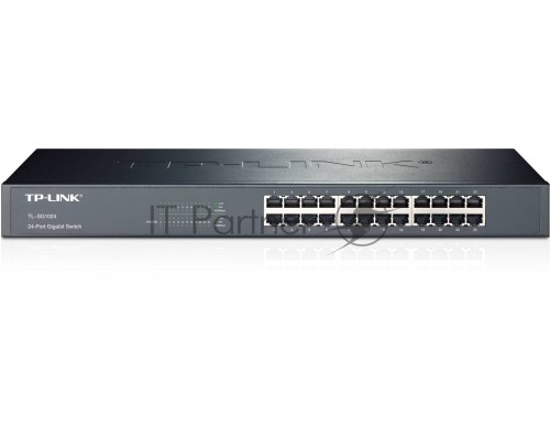 Сетевой коммутатор  TP-Link SMB  TL-SG1024 Коммутатор 24LAN 10/100/1000Mb/s Unmanagersd Gigabit Rackmount Switch
