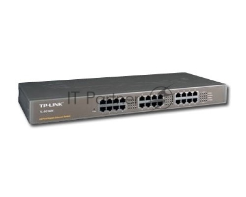 Сетевой коммутатор  TP-Link SMB  TL-SG1024 Коммутатор 24LAN 10/100/1000Mb/s Unmanagersd Gigabit Rackmount Switch