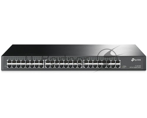 Сетевой коммутатор  TP-Link SMB TL-SG1048 Коммутатор 48-port Gigabit Switch, 1U 19-inch rack-mountable steel case