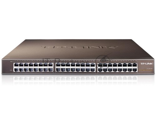 Сетевой коммутатор  TP-Link SMB TL-SG1048 Коммутатор 48-port Gigabit Switch, 1U 19-inch rack-mountable steel case
