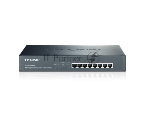 Коммутатор  TP-Link SMB TL-SG1008P Коммутатор 8-port Gigabit Switch с 4 портами РоЕ