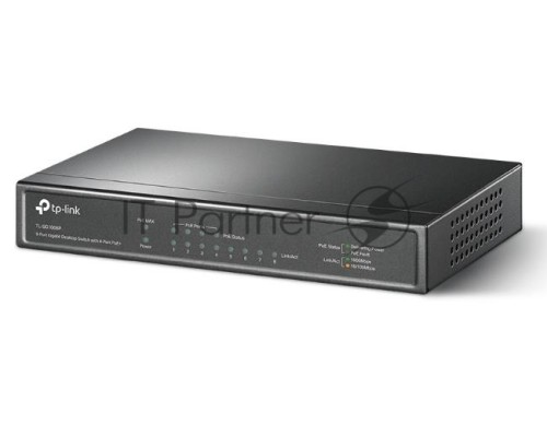 Коммутатор  TP-Link SMB TL-SG1008P Коммутатор 8-port Gigabit Switch с 4 портами РоЕ