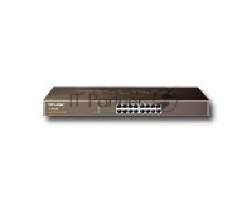 Сетевой коммутатор  TP-Link SMB TL-SF1016 Коммутатор 16-port 10/100M Desktop Switch, 16 10/100M RJ45 ports, Plastic case
