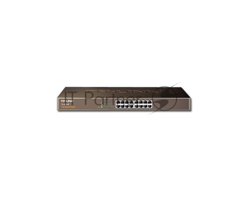 Сетевой коммутатор  TP-Link SMB TL-SF1016 Коммутатор 16-port 10/100M Desktop Switch, 16 10/100M RJ45 ports, Plastic case