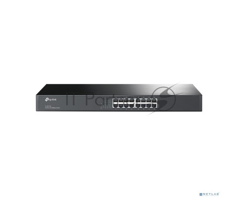 Сетевой коммутатор  TP-Link SMB TL-SF1016 Коммутатор 16-port 10/100M Desktop Switch, 16 10/100M RJ45 ports, Plastic case