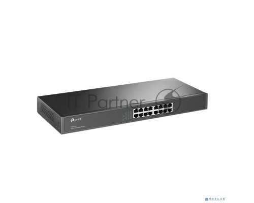 Сетевой коммутатор  TP-Link SMB TL-SF1016 Коммутатор 16-port 10/100M Desktop Switch, 16 10/100M RJ45 ports, Plastic case