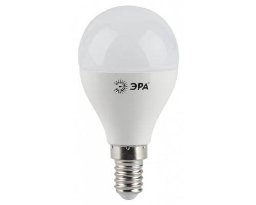 [ЭРА Светодиодные лампы] ЭРА Б0029041 Лампочка светодиодная STD LED P45-9W-827-E14 E14 / Е14 9Вт шар теплый белый свет