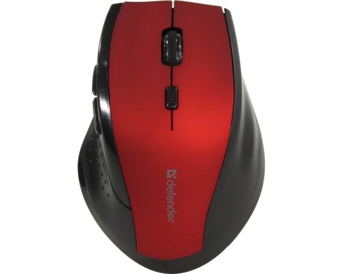[Мышь] Defender Accura MM-365 красный {Беспроводная оптическая мышь,6 кнопок, 800-1600 dpi} [52367]