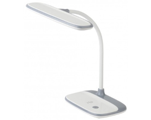 [Настольные светильники] ЭРА Б0028457 Настольный светодиодный светильник NLED-458-6W-W белый {диммер яркости, цвет. температура 3000/4500/6500К}