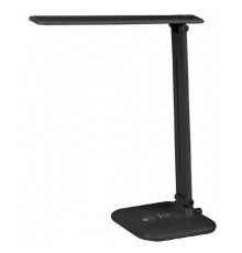 ЭРА Б0031613 Настольный светодиодный светильник NLED-462-10W-BK черный {складной, 3 ступенчатый диммер яркости, цвет. темп. 3000К}