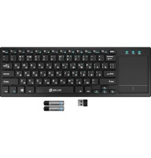 Клавиатура Oklick 830ST черный USB [1011937] {Клавиатура беспроводная slim Multimedia Touch}