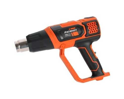 [Электроинструменты] PATRIOT HG 220 Фен технический [170301330] { 2000 Вт; ЖК дисплей, плавная регулировка температуры; стационарное положение; 5 насадок; кейс }