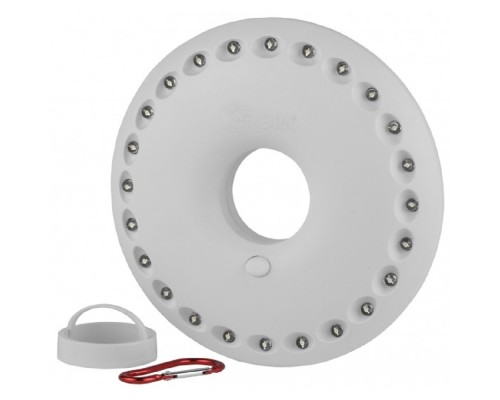 [Фонари] ЭРА Б0029177 Кемпинговый фонарь КВ-501 {24 светодиода, карабин, ударопрочный пластик, 3xAA в комплект не входят}