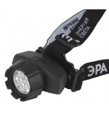 ЭРА Б0031382 Фонарь налобный светодиодный GB-602 на батарейках яркий мощный 4 режима черный