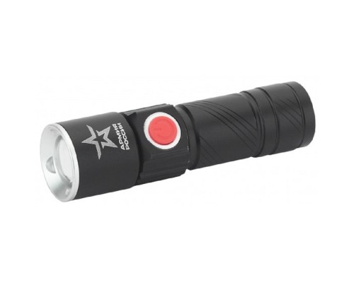 [Фонари] ЭРА Б0030191 Фонарь аккумуляторный MA-601 Циркон {3Вт светодиод, алюминий, регулируемый фокус, 3 режима, зарядка от USB}