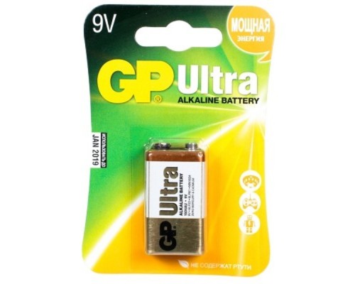 [Батарейки ] GP 1604AU-5CR1 10/200  Ultra (1604AUA21-5CRSBC1) (1 шт. в уп-ке) крона
