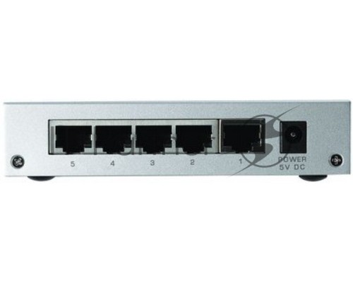 Коммутатор ZYXEL GS-105B V3 5-Port Desktop Gigabit Switch