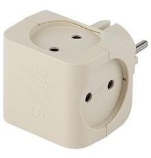 ЭРА Б0008206 Разветвитель SP-4-I сл. кость 4гн, без заземл.