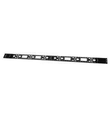 ЦМО Вертикальный кабельный органайзер 48U для шкафов ШТК-СП и ШТК-МП цвет черный(ВКО-СП-МП-48.120/9005)