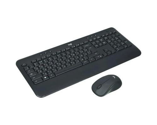 [Клавиатура] 920-008686 Logitech Клавиатура + мышь MK540 Advanced, USB, беспроводной, черный оригинальная заводская гравировка RU/LAT